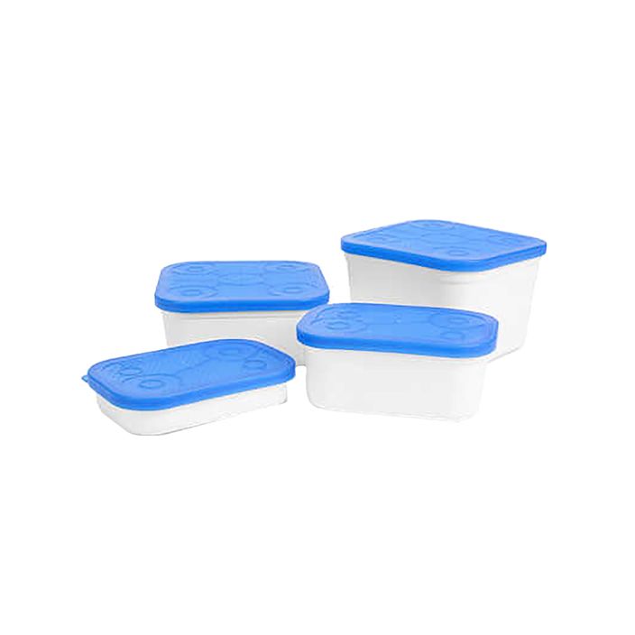 Preston White Bait Tubs cutie de momeală albă și albastră P0260007 2
