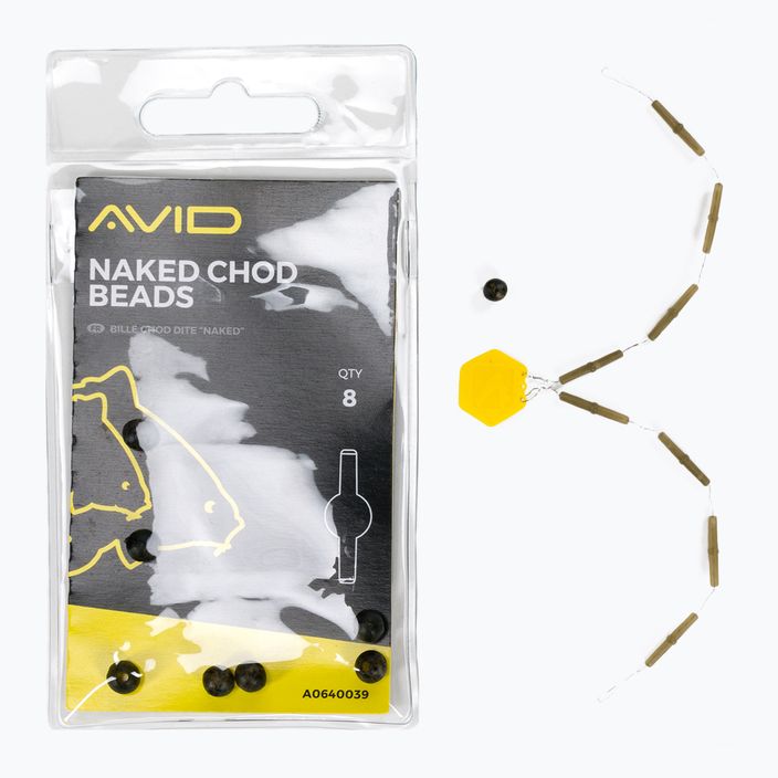 Avid Carp Naked Chod Beads 8 buc. Camo A0640039 2