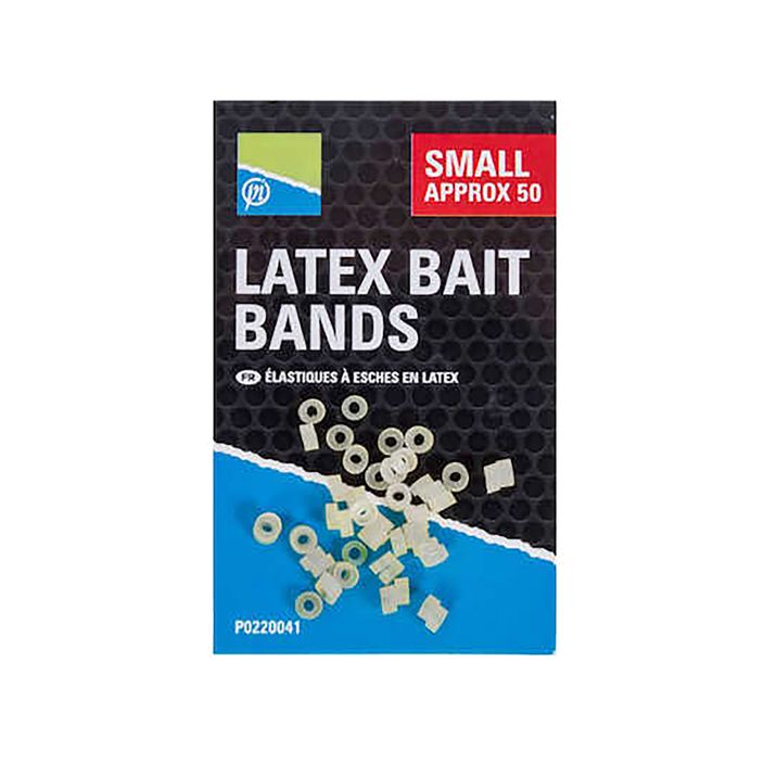 Preston Latex Bait Bands 50 de bucăți clar P0220041 2