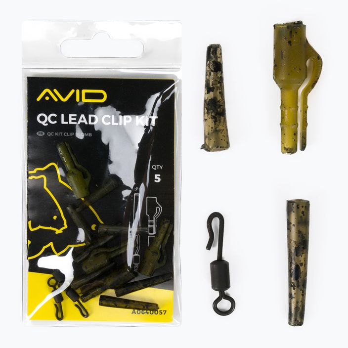 Avid Carp QC QC Lead Clip Kit 5 buc. Camo A0640057 2