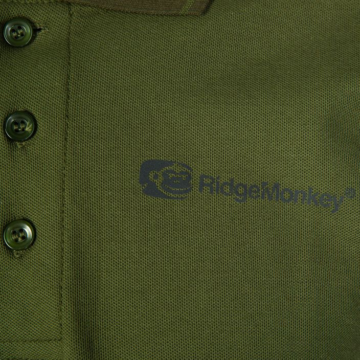 RidgeMonkey Apearel Apearel Dropback Polo Shirt verde RM266 3
