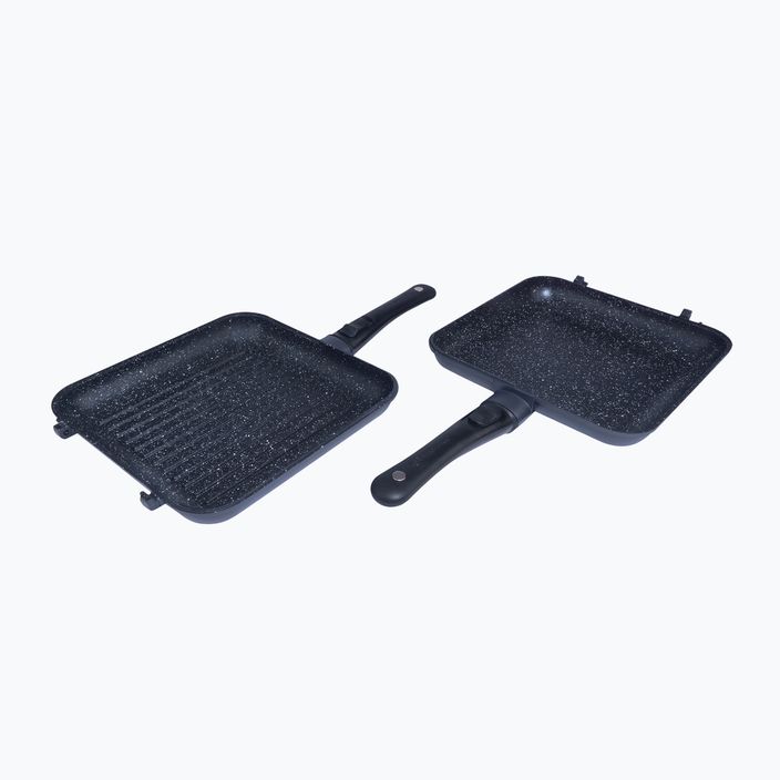 Set de tigaie și plită RidgeMonkey Connect Granite Edition negru RM781 5