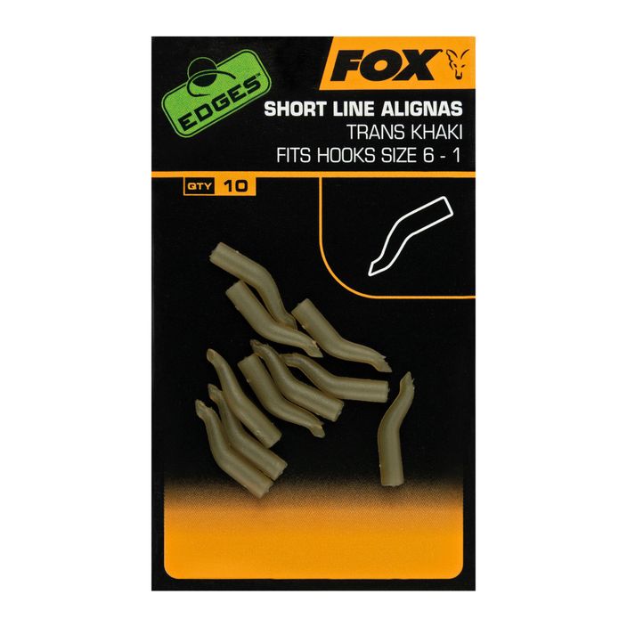 FOX Edges Line Aligna Short hook positioner 10 buc. Trans kaki CAC728 2