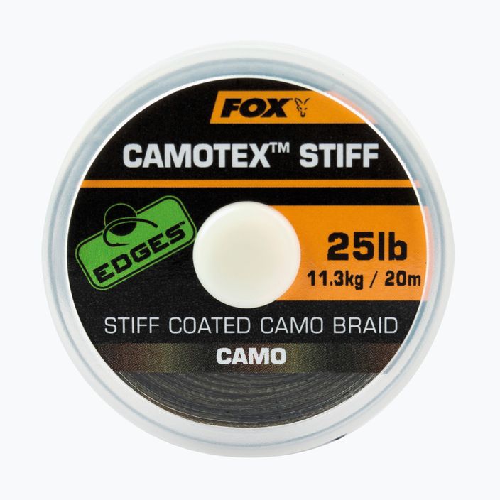 FOX Camotex Stiff Camo împletitură de crap Camo Camo CAC740