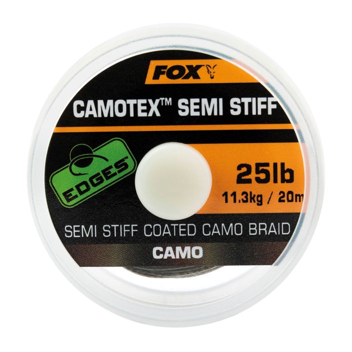 FOX crap împletitură de crap Camotex Semi Stiff Camo CAC743 2