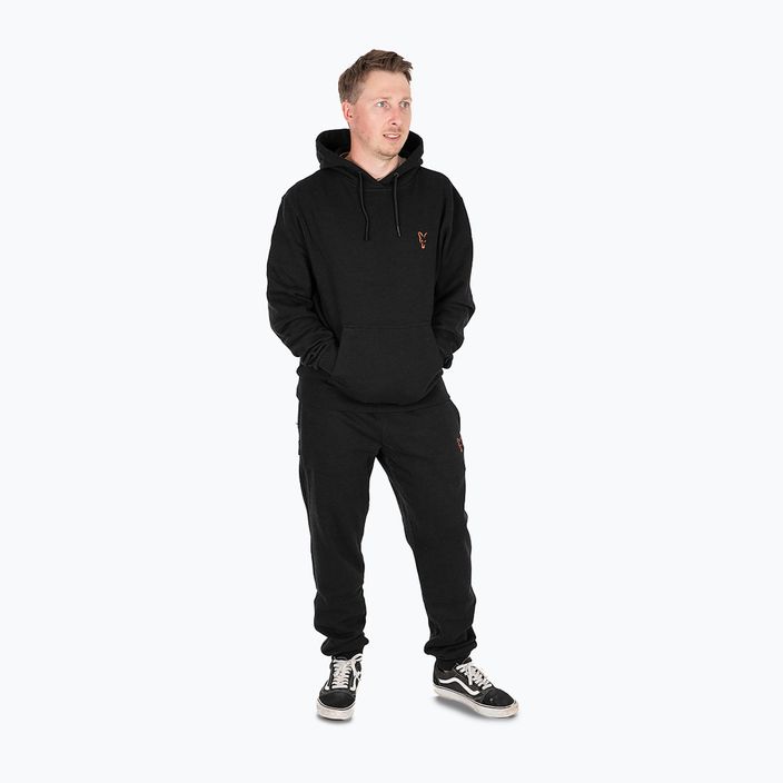 Bluză Fox International Collection Hoody black/orange 2