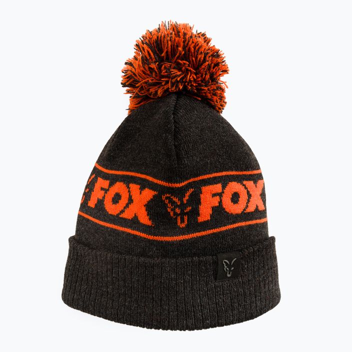 Căciulă Fox International Collection Bobble black/orange 5