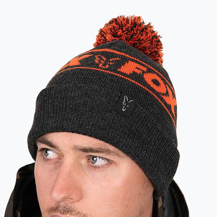 Căciulă Fox International Collection Bobble black/orange 7