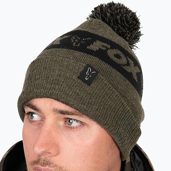 Căciulă Fox International Collection Bobble green/black 7