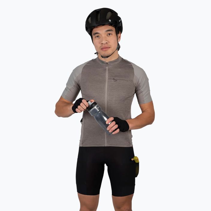 Tricou de ciclism pentru bărbați Endura GV500 Reiver S/S fossil 2