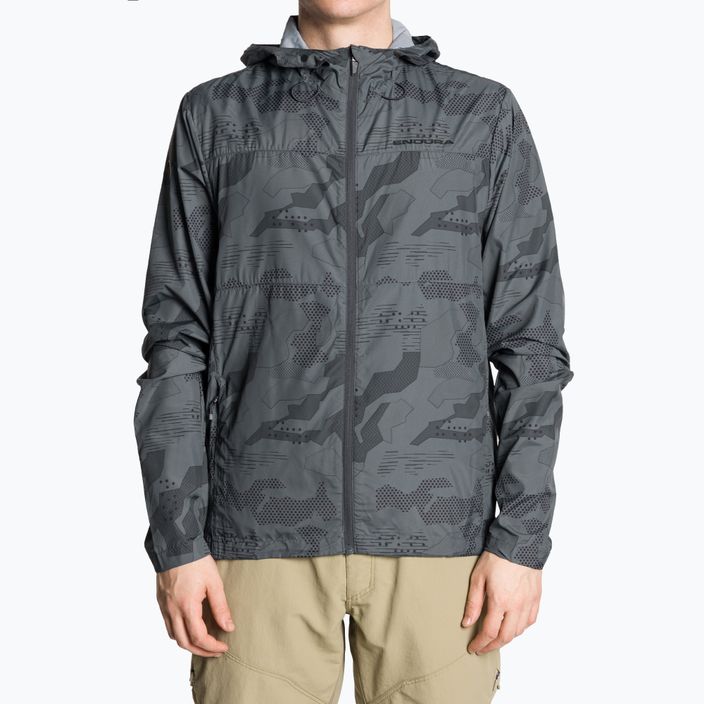 Geacă de ciclism pentru bărbați Endura Hummvee Windshell grey camo