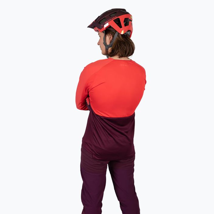 Longsleve de ciclism pentru bărbați Endura MT500 Burner aubergine 5