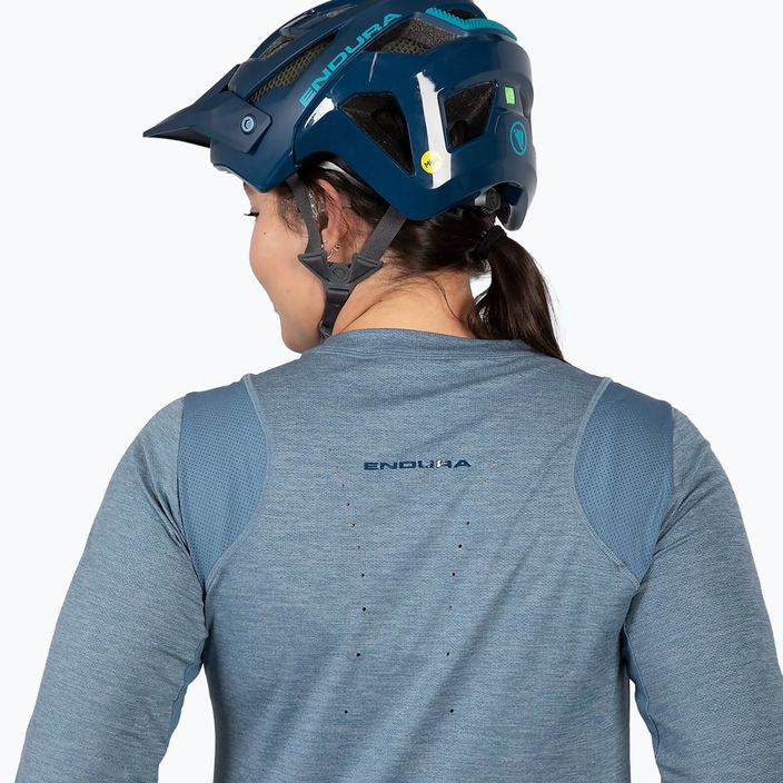 Longsleeve de ciclism pentru femei Endura Singletrack blue steel 7