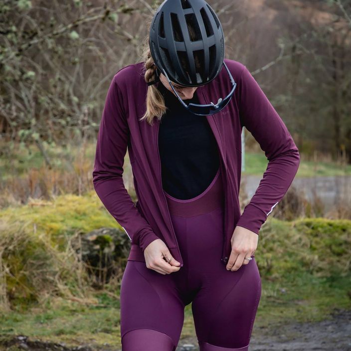 Longsleeve de ciclism pentru femei Endura Xtract Roubaix aubergine 10