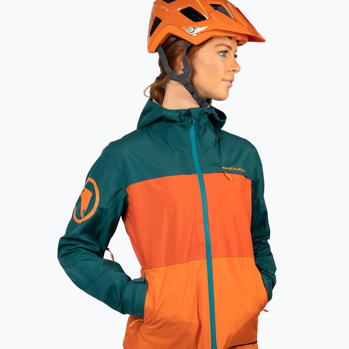 Geacă de ciclism pentru femei Endura Singletrack II Waterproof harvest 5