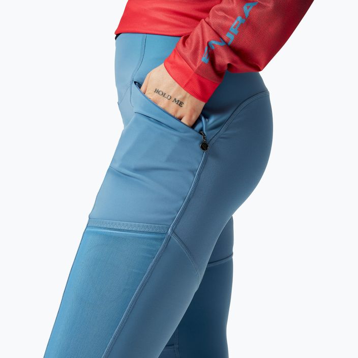 Pantaloni de ciclism pentru femei Endura Singletrack blue steel 4