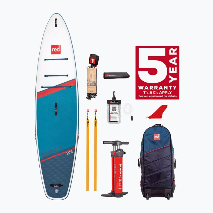 Placă SUP Red Paddle Co Sport 11'3" niebieska