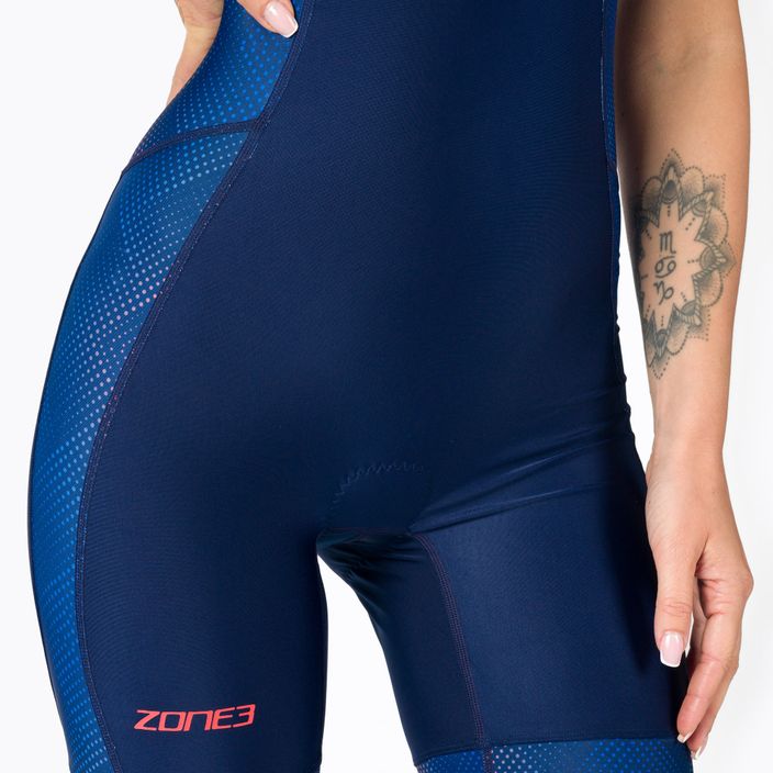 Costum de triatlon pentru femei Zone3 Activate albastru marin TS20WREV103 5