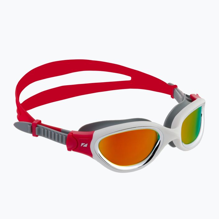 Ochelari de înot Zone3 Venator-X roșu și alb SA21GOGVE108