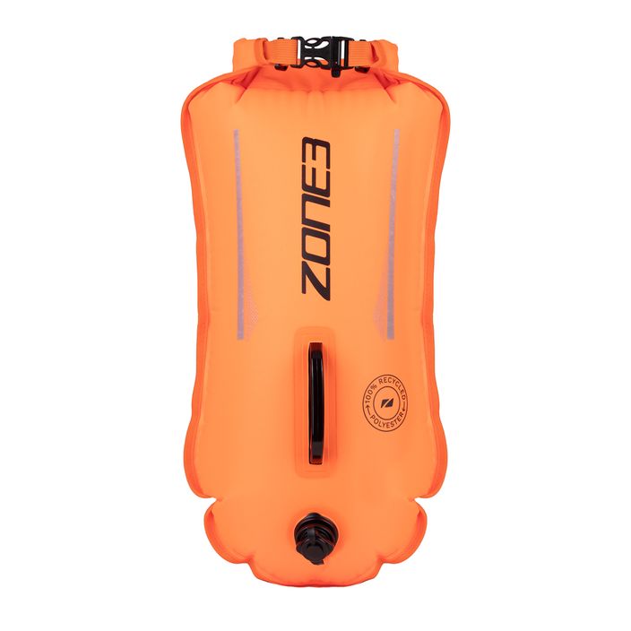 Baliza de siguranță ZONE3 Safety Buoy/Dry Bag Recycled 28 l high vis orange 2