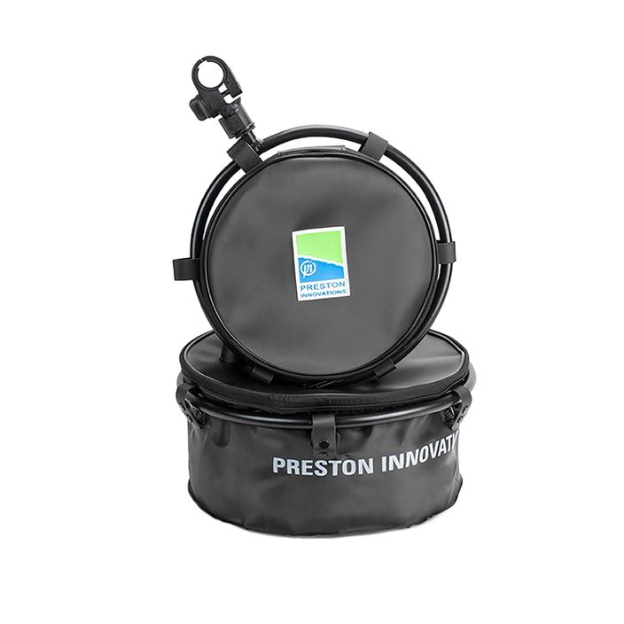 Preston OFFBOX 36 Eva Bowl și Hoop castron de momeală cu mâner negru P0110088 2