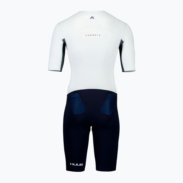 Combinezon de triatlon pentru bărbați HUUB Anemoi 2 SUB22 FL dark navy/white 2