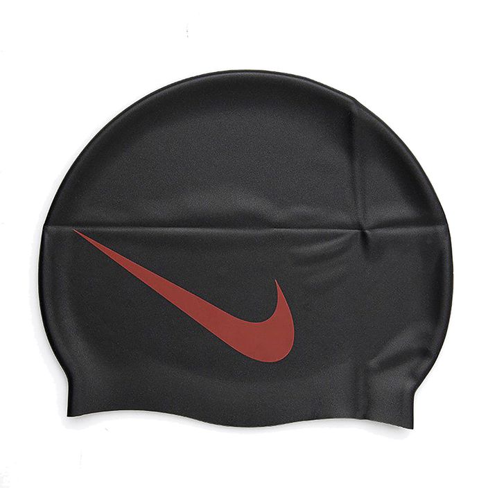 Șapcă de înot Nike BIG SWOOSH negru/roșu NESS5173-173 2