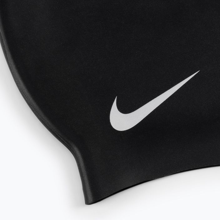Șapcă de înot pentru copii Nike Solid Silicone negru TESS0106-001 2