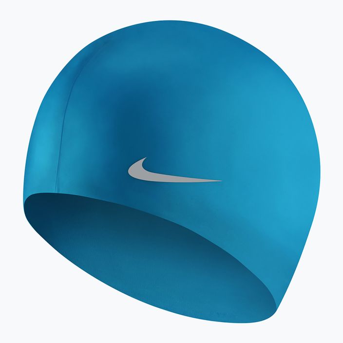 Șapcă de înot pentru copii Nike Solid Silicone albastru TESS0106-458 2