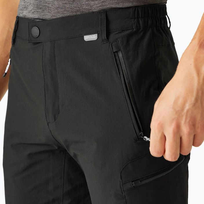 Pantaloni de trekking pentru bărbați REGATTA Highton black 4