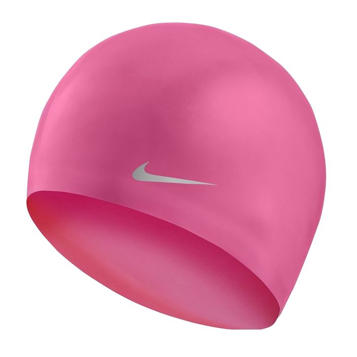 Șapcă de înot pentru copii Nike Solid Silicone roz TESS0106 2