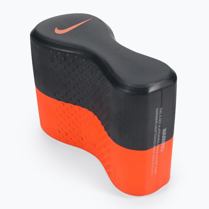 Placă de înot Nike Pull Buoy negru și portocaliu NESS9174-026