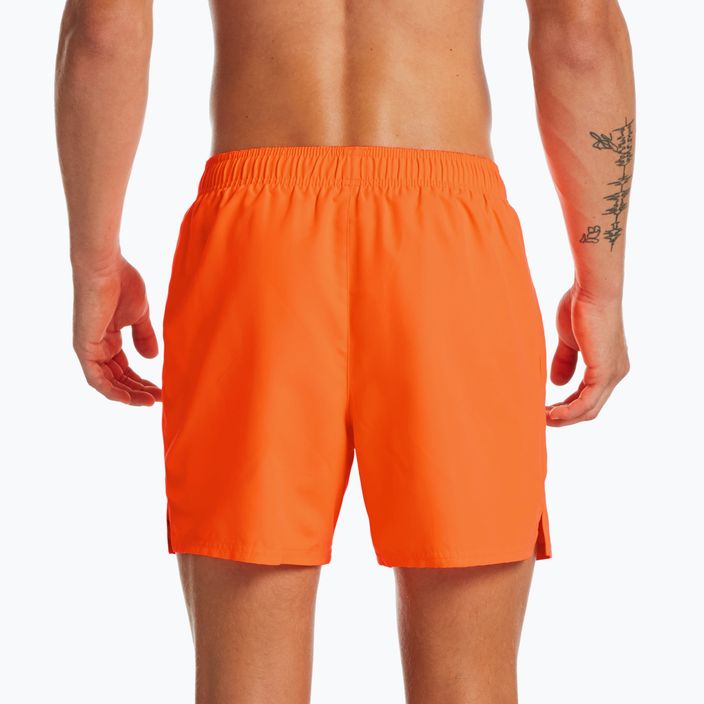 Pantaloni scurți de baie Nike Essential 5" Volley pentru bărbați, portocaliu NESSA560-822 5