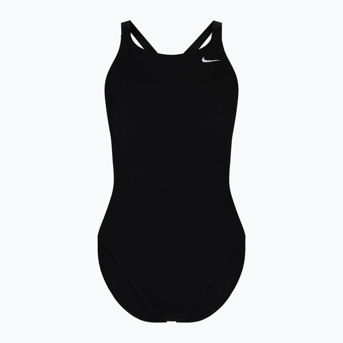 Costum de baie dintr-o singură piesă pentru femei Nike Hydrastrong Solid negru NESSA001-001