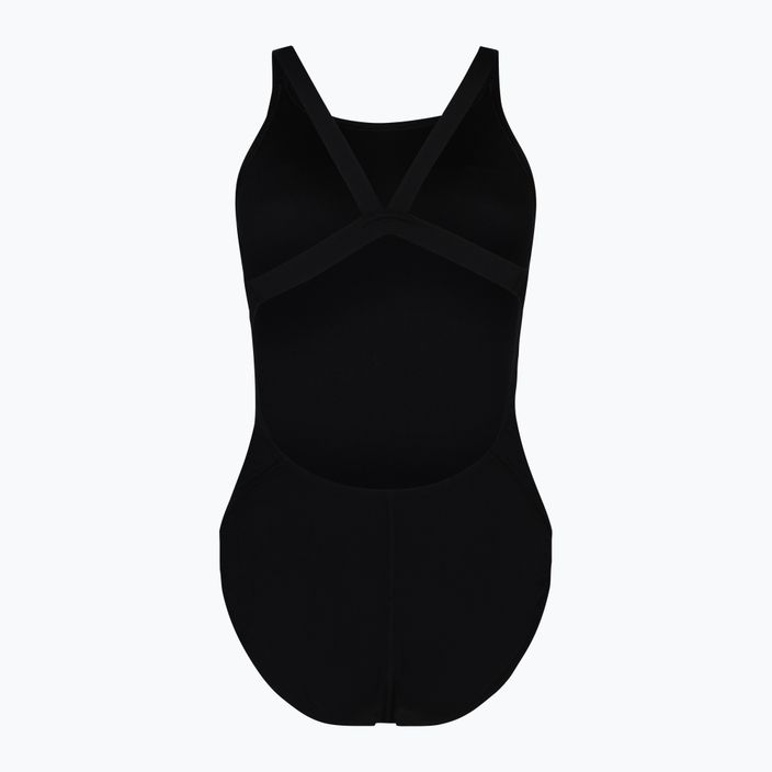 Costum de baie dintr-o singură piesă pentru femei Nike Hydrastrong Solid negru NESSA001-001 2