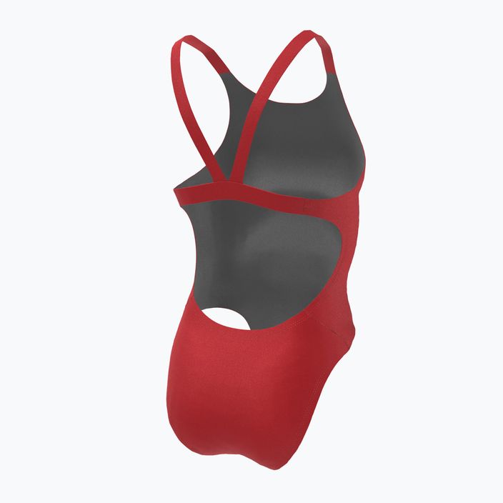 Costum de baie dintr-o singură piesă pentru femei Nike Hydrastrong Solid Fastback roșu NESSA001-614 6