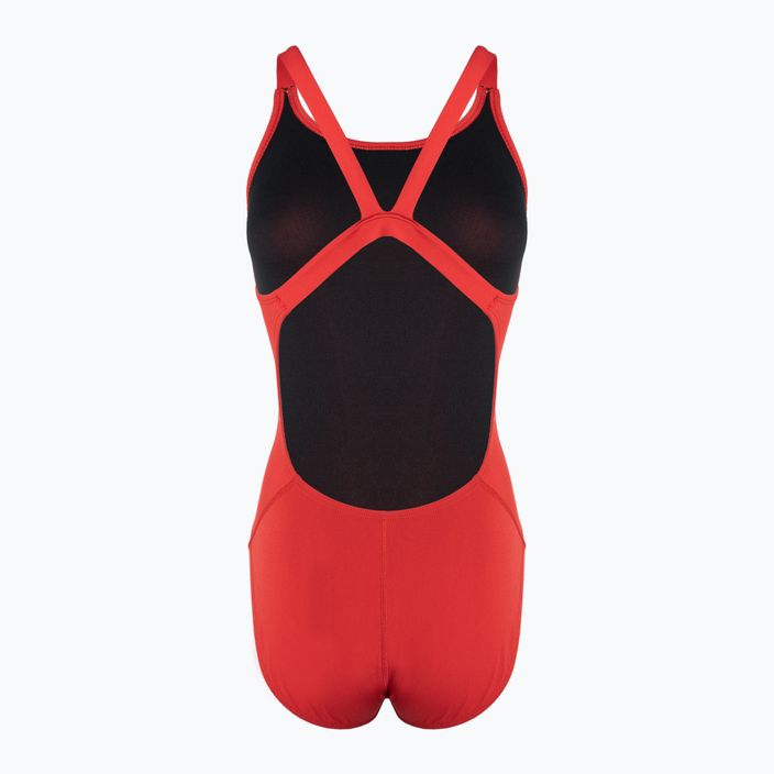 Costum de baie dintr-o singură piesă pentru femei Nike Hydrastrong Solid Fastback roșu NESSA001-614 2
