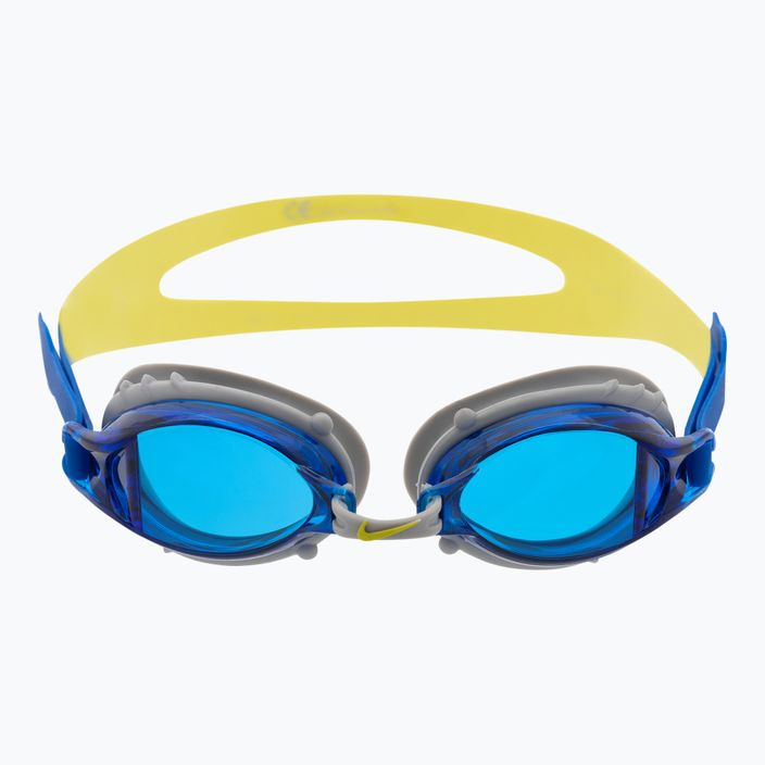Ochelari de înot Nike CHROME JUNIOR verde-albastru NESSA188-400 2