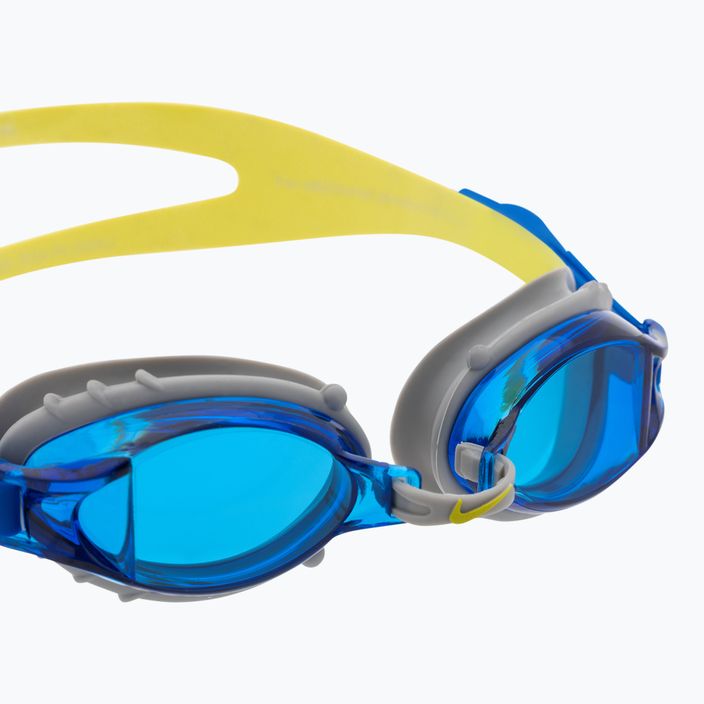 Ochelari de înot Nike CHROME JUNIOR verde-albastru NESSA188-400 4