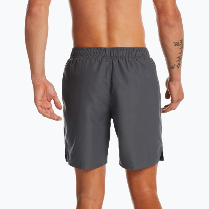 Pantaloni scurți de înot bărbați Nike Essential 7" Volley gri închis NESSA559-018 5