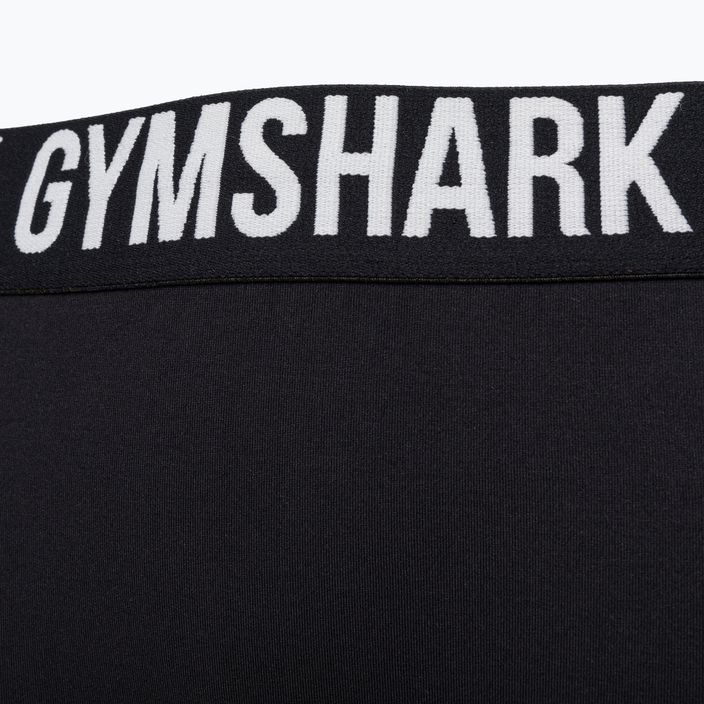 Pantaloni scurți de antrenament pentru femei Gymshark Fit Cycling negru/alb negru/alb 7