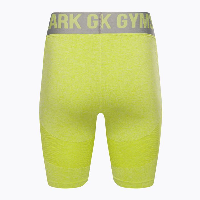 Pantaloni scurți de antrenament pentru femei Gymshark Flex marl/gri deschis 6