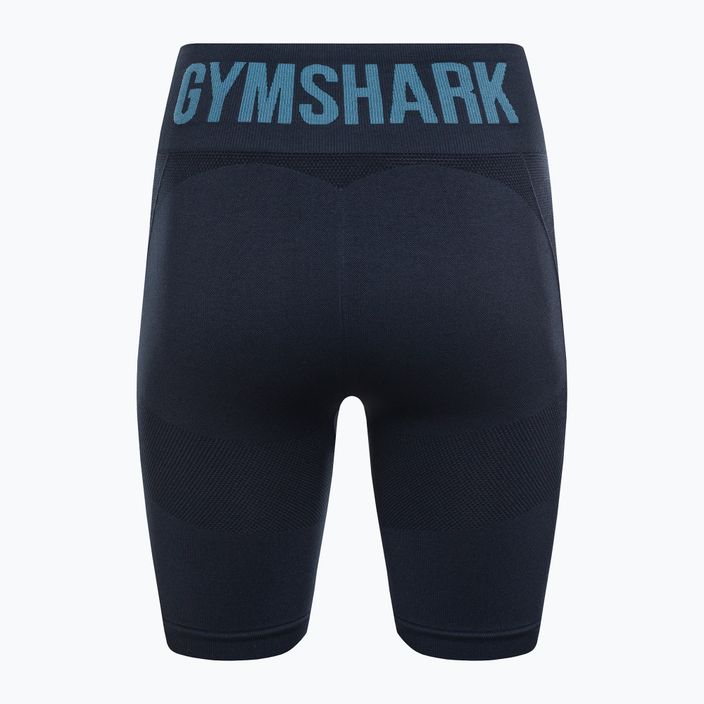 Pantaloni scurți de antrenament pentru femei Gymshark Flex Cycling albastru marin 7