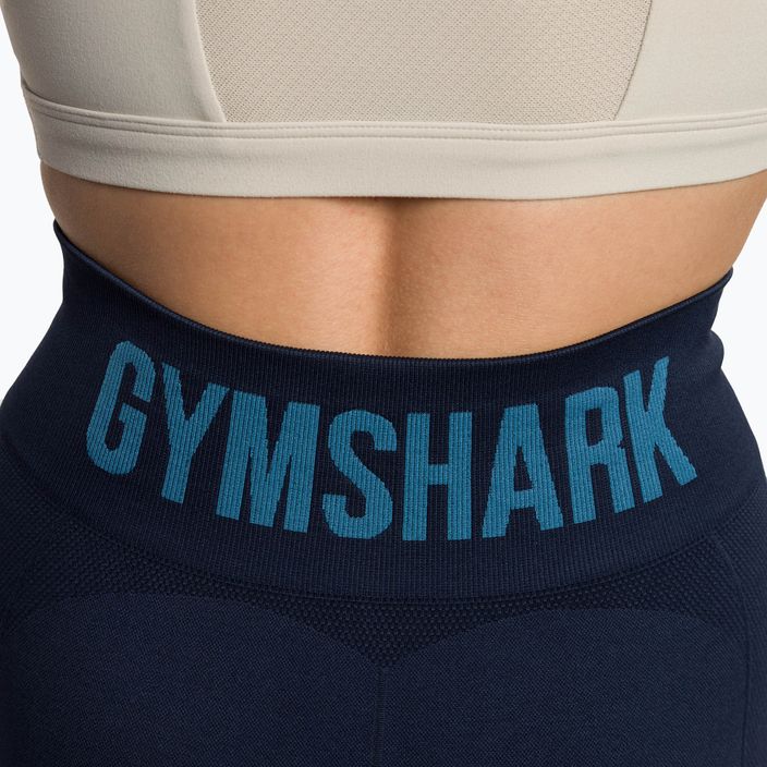 Pantaloni scurți de antrenament pentru femei Gymshark Flex Cycling albastru marin 5