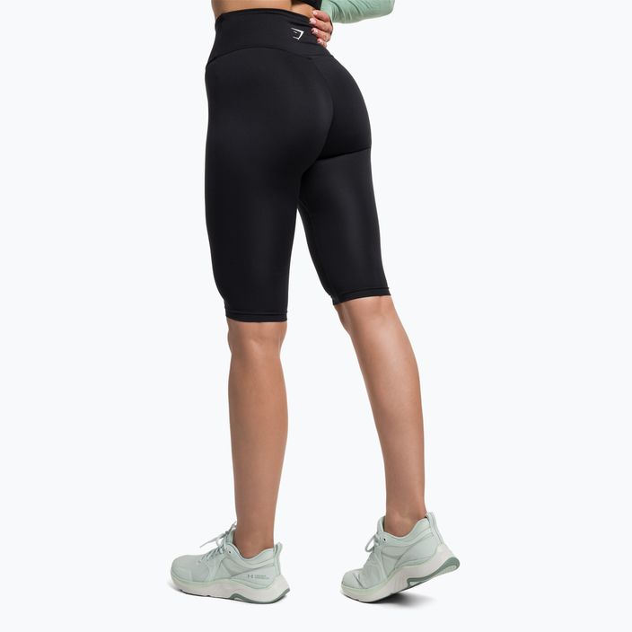 Gymshark Training Cropped leggings pentru femei negru/alb 3