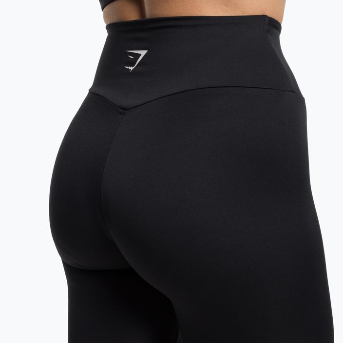 Gymshark Training Cropped leggings pentru femei negru/alb 4