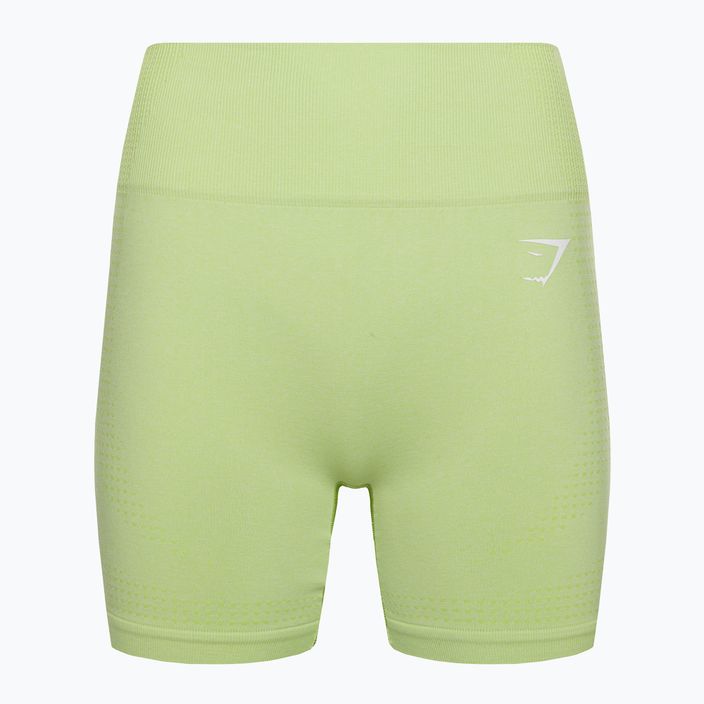 Pantaloni scurți de antrenament pentru femei Gymshark Vital Seamless galben neon 5