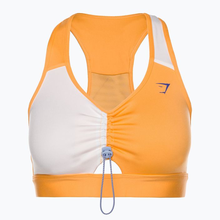 Sutien de fitness Gymshark Pulse Sports portocaliu caise/alb 6