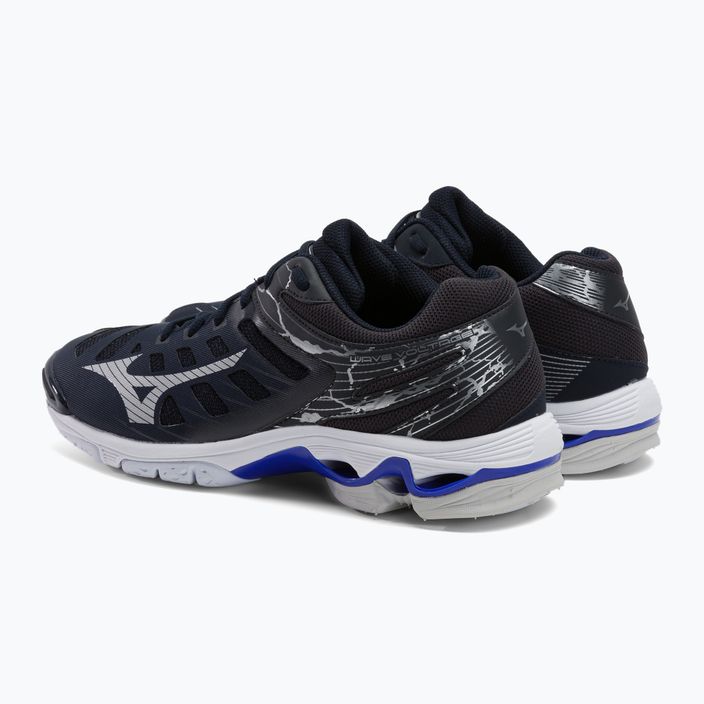 Pantofi de volei pentru bărbați Mizuno Wave Voltage albastru marin V1GA216001 3
