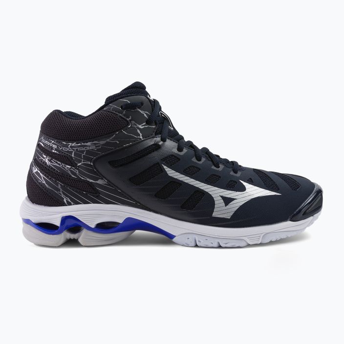 Pantofi de volei pentru bărbați Mizuno Wave Voltage Mid albastru marin V1GA216501 2